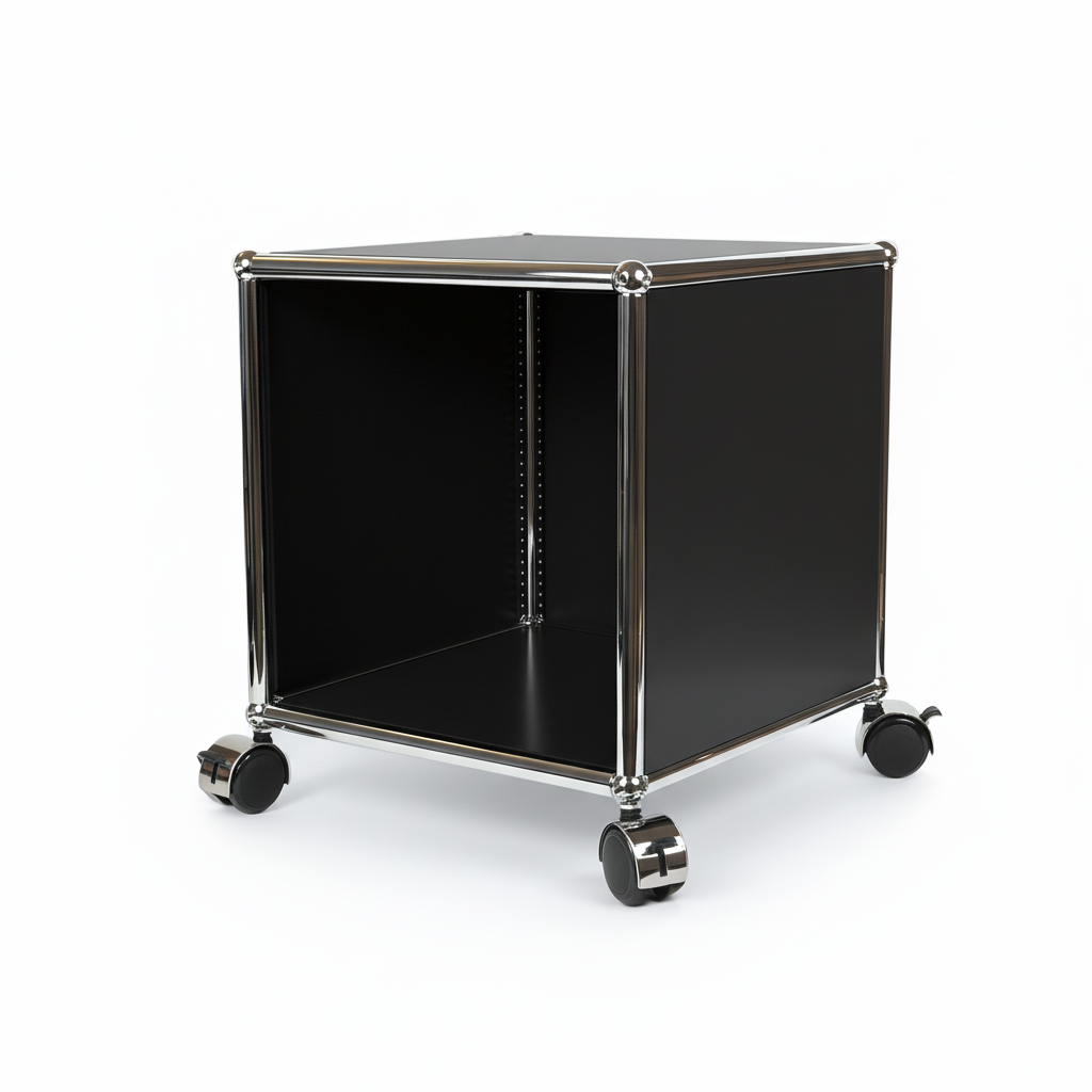 HAUS Lab Außentablar RAL 9011 Graphitschwarz kompatibel mit USM Haller