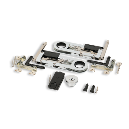 HAUS Lab Klapptür RAL 9010 Reinweiß mit Montageset kompatibel mit USM Haller