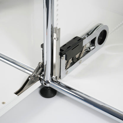 HAUS Lab Klapptür RAL 9010 Reinweiß mit Montageset kompatibel mit USM Haller