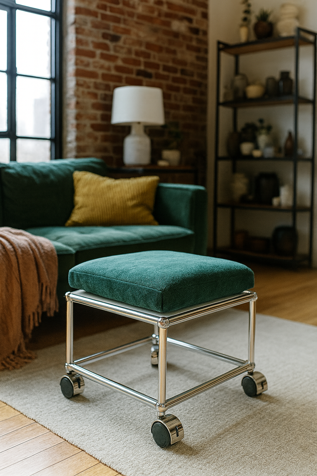 HAUS Lab Lenkrolle mit Arretierung kompatibel mit USM Haller 2er-Set