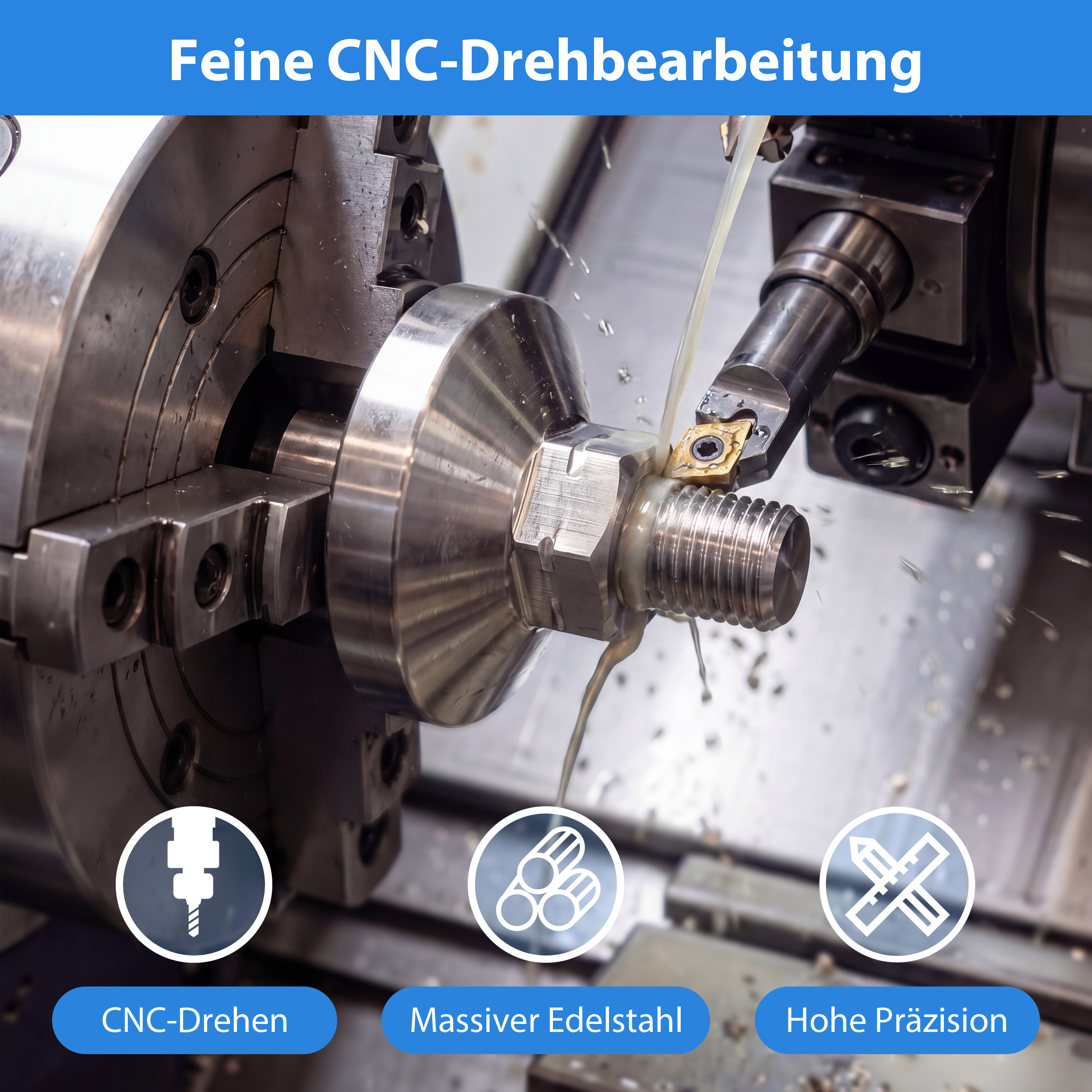HAUS Lab Chromfuß kompatibel mit USM Haller 4er-Set
