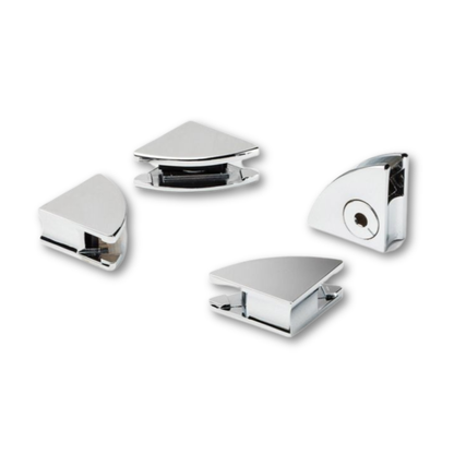 HAUS Lab Glas-Tablar (ESG) kompatibel mit USM Haller Komplett-Set – inkl. Chromecken