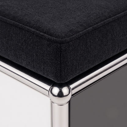 HAUS Lab Sitzkissen Graphit auf USM Haller Möbel, 8 cm Polster