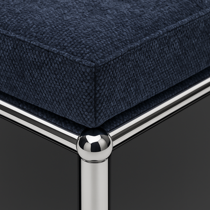 HAUS Lab Sitzkissen Mitternachtsblau auf USM Haller Möbel, 8 cm Polster