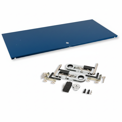 HAUS Lab Klapptür RAL 5010 Enzianblau mit Montageset kompatibel mit USM Haller