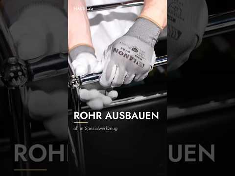 Rohr ausbauen ohne Spezialwerkzeug – Anleitung von HAUS Lab